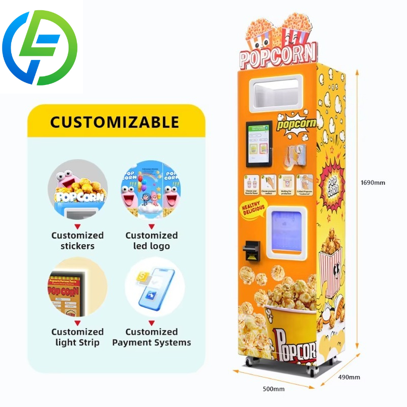 ตู้จำหน่ายป๊อปคอร์นแบบกำหนดเอง - Popcorn บทวิจารณ์และราคา