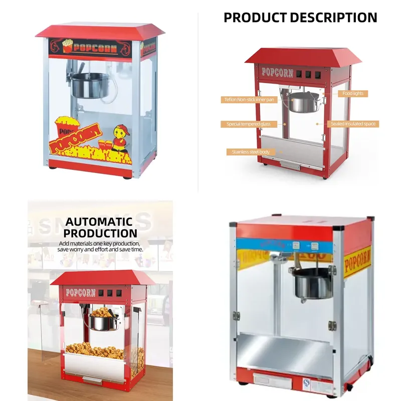 เครื่องทำป๊อปคอร์นอุตสาหกรรมเช - Popcorn บทวิจารณ์และราคา