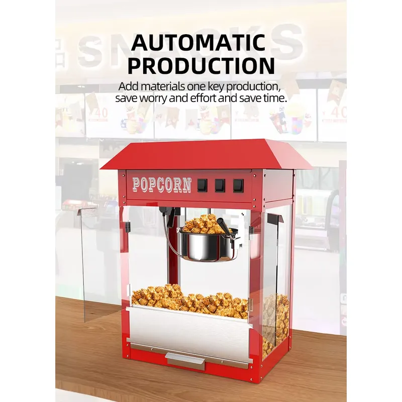 เครื่องทำป๊อปคอร์นอุตสาหกรรมเช - Popcorn บทวิจารณ์และราคา